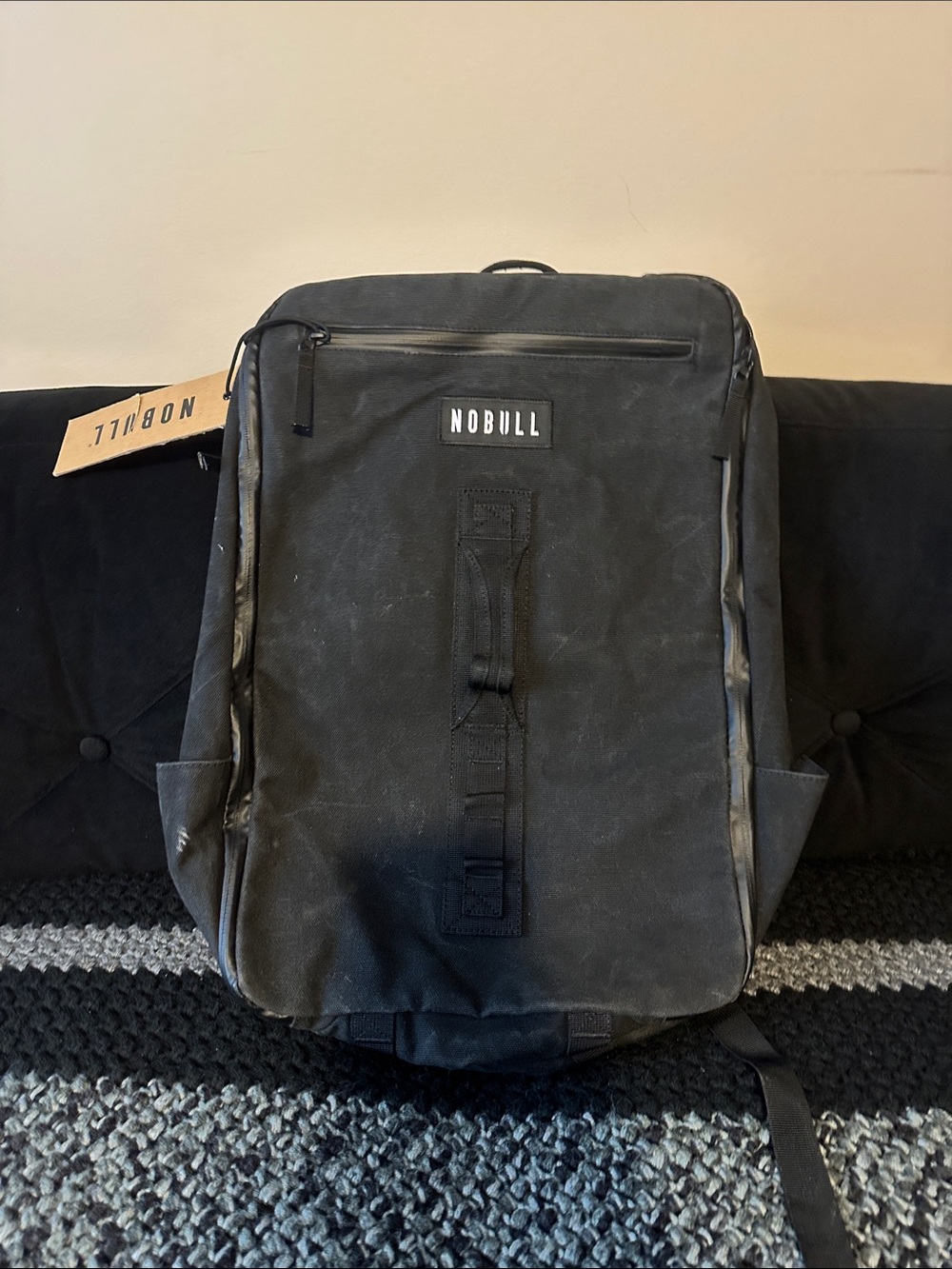 NOBULL Black Tactical Backpack with Padded Straps